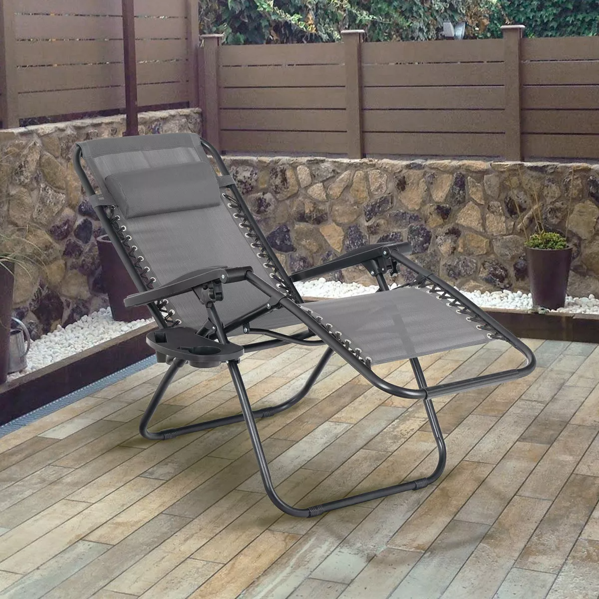 Silla Plegable Gravedad Cero Reclinable