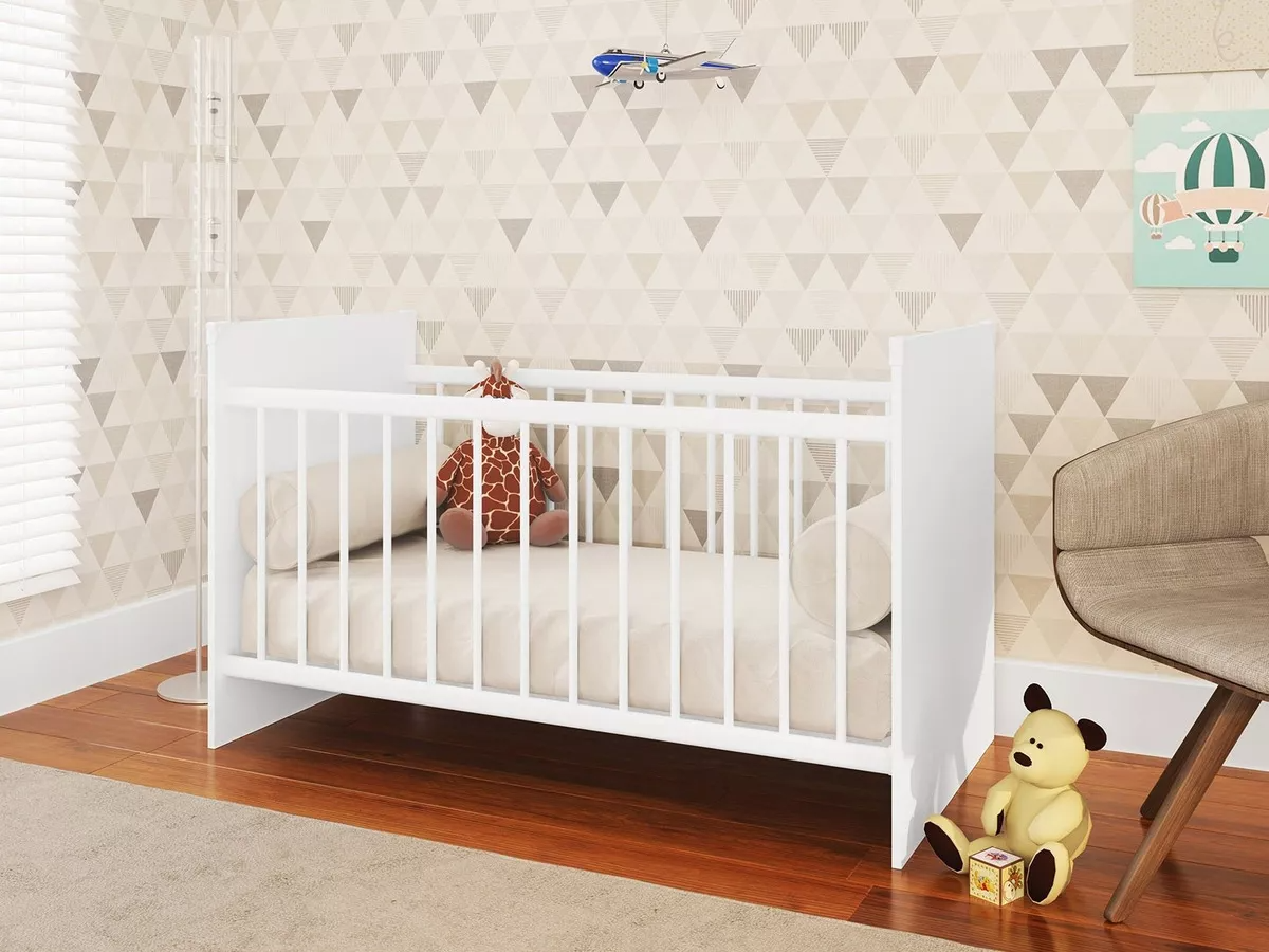 Muebles para bebés - Mueble Cuna Blanca