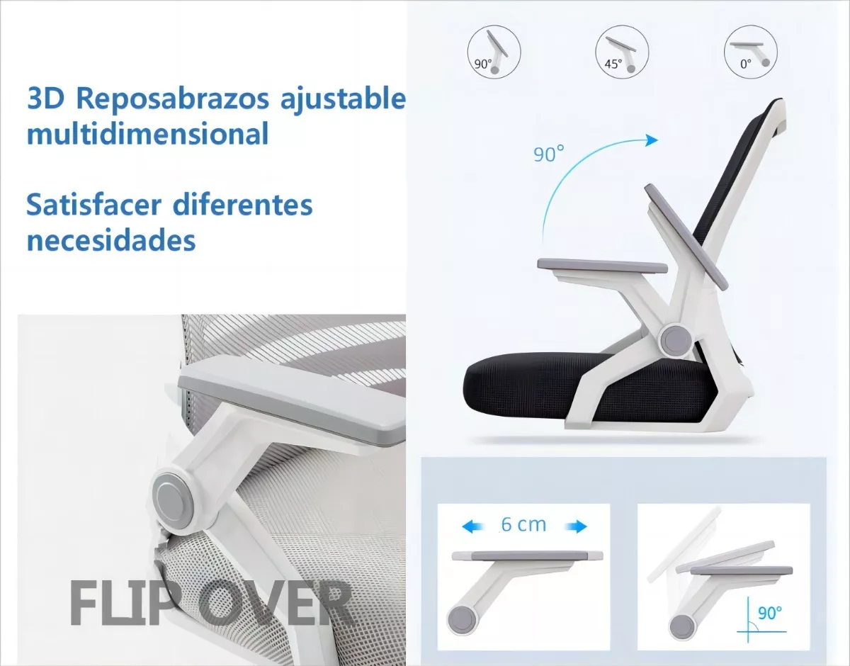 Silla De Escritorio Gris - g1