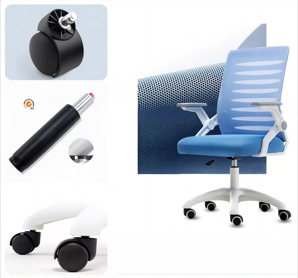 Silla De Escritorio Gris - g1