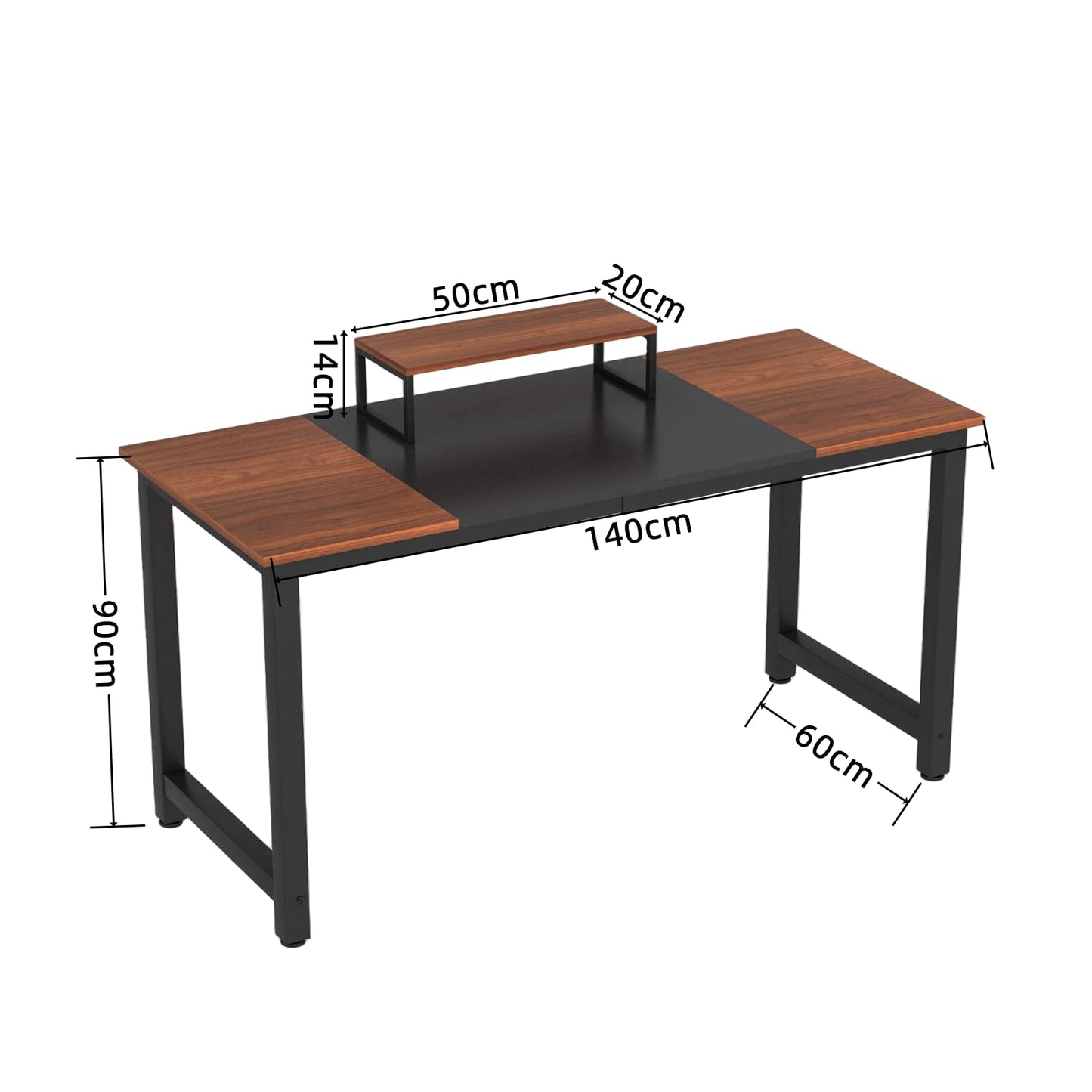 Escritorio de Oficina con Base para Monitor