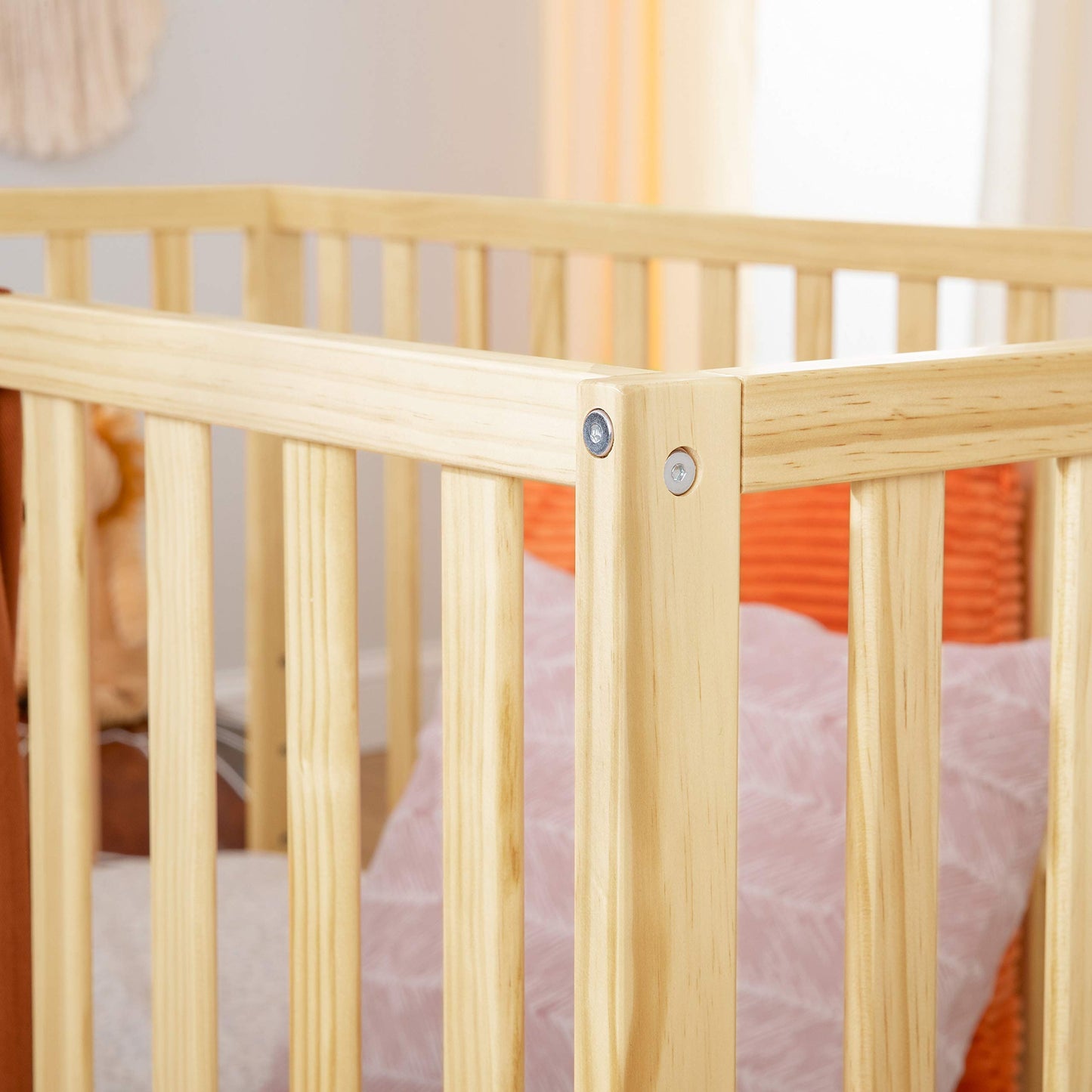 Cunas para bebes de madera -  2-in-1