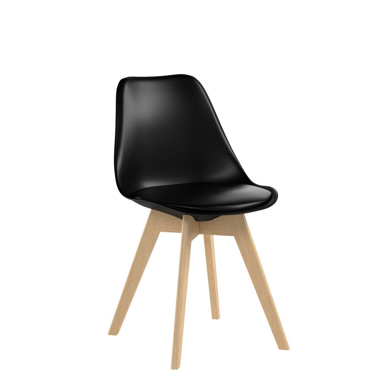Juego de 2 sillas de comedor de estilo moderno