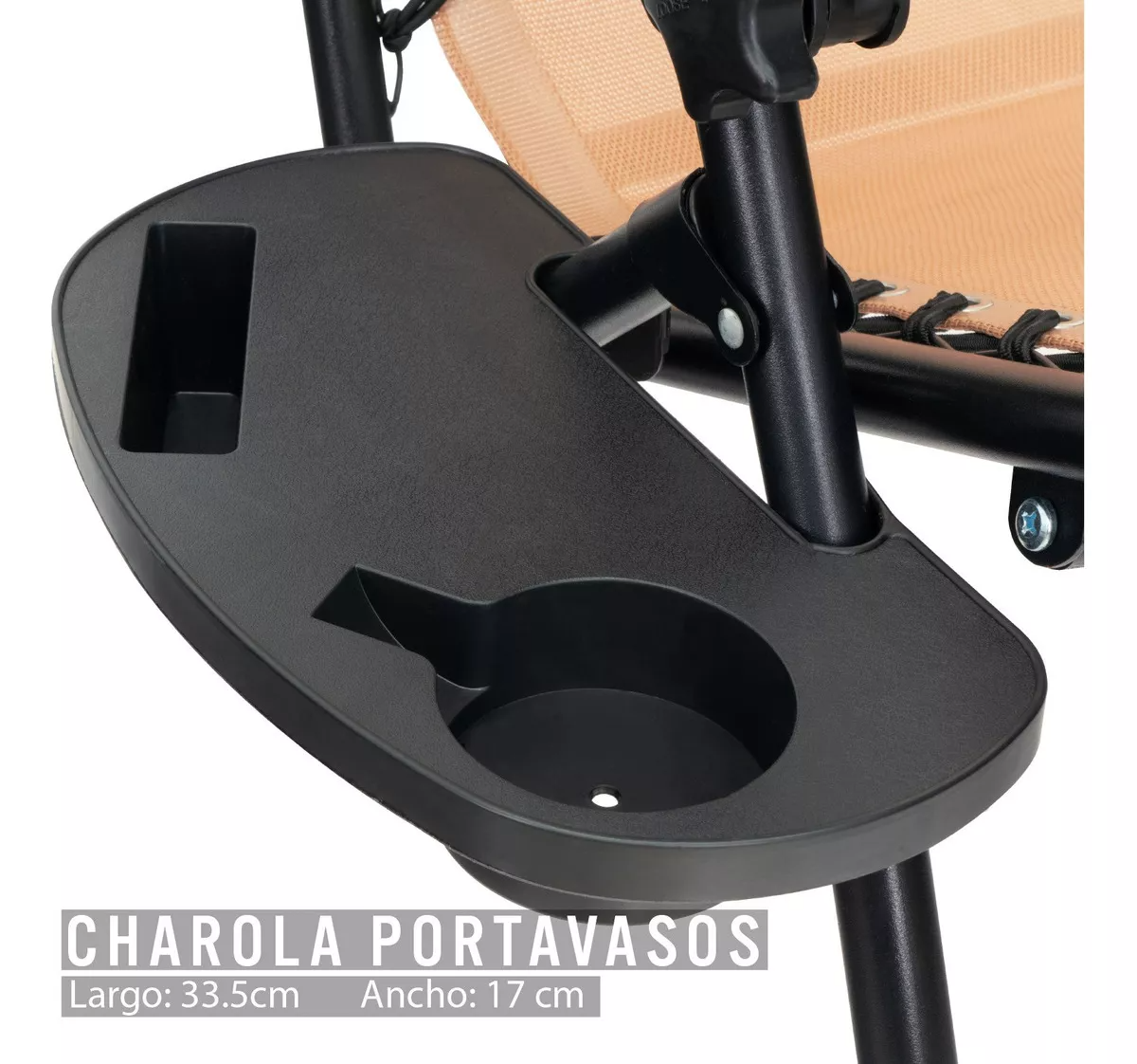Silla Plegable Gravedad Cero Reclinable - beige