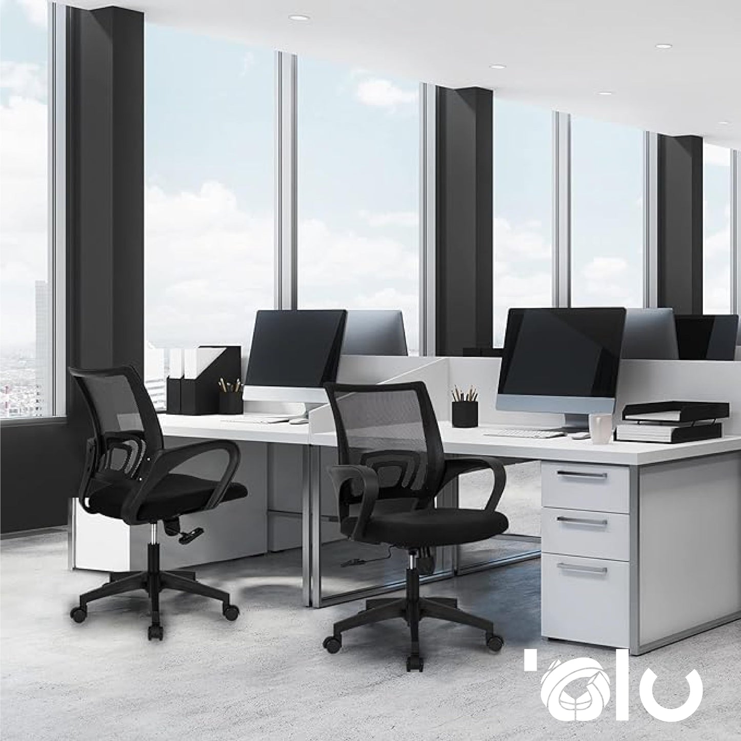 Silla de Oficina Negra - s1