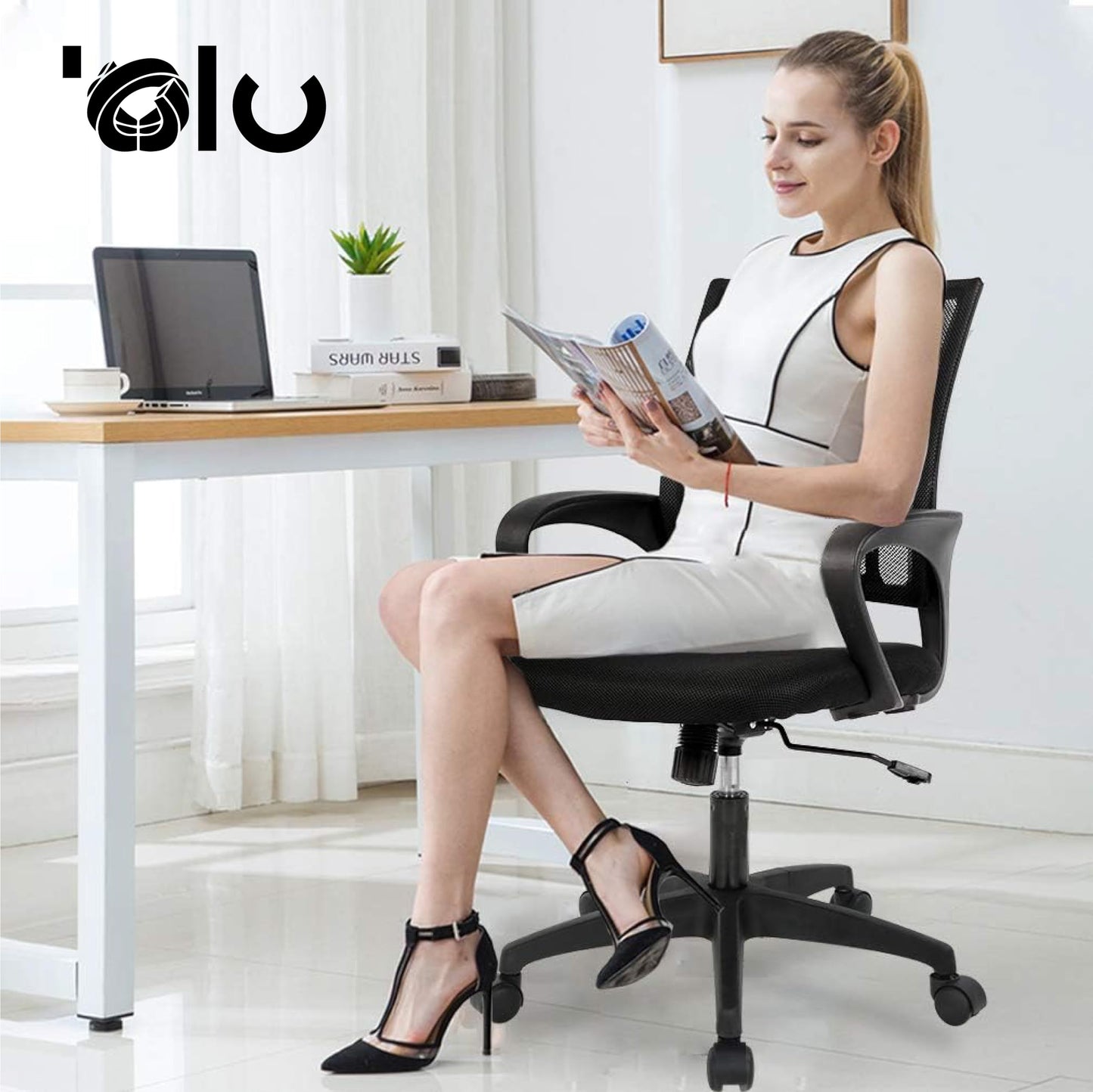 Silla de Oficina Negra - s1