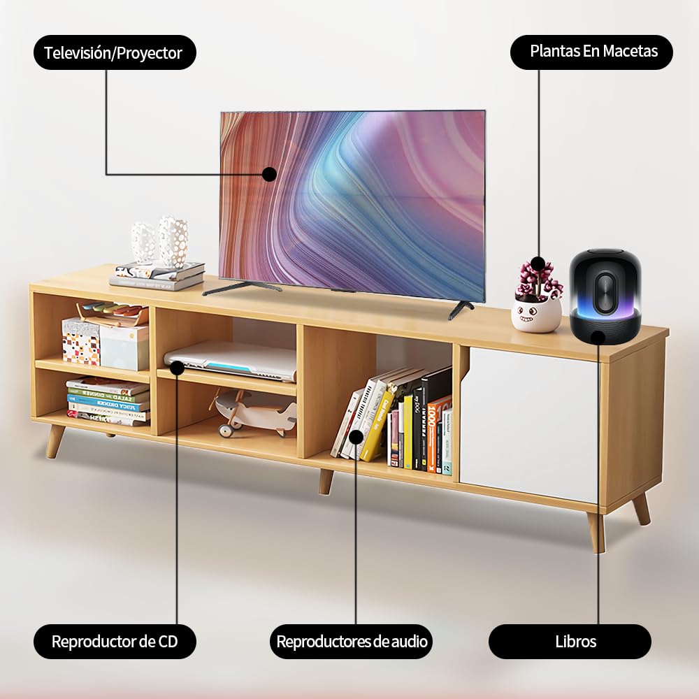 Mueble para TV con y Compartimentos