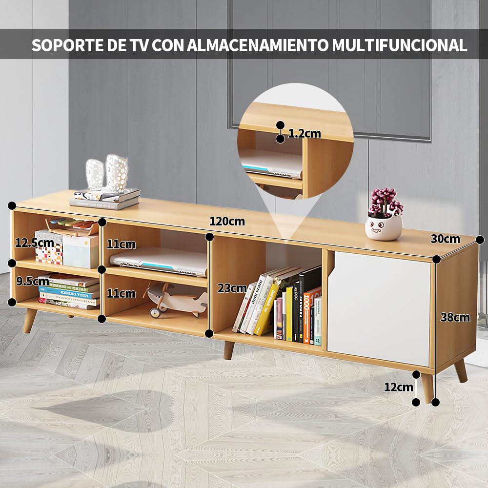 Mueble para TV con y Compartimentos