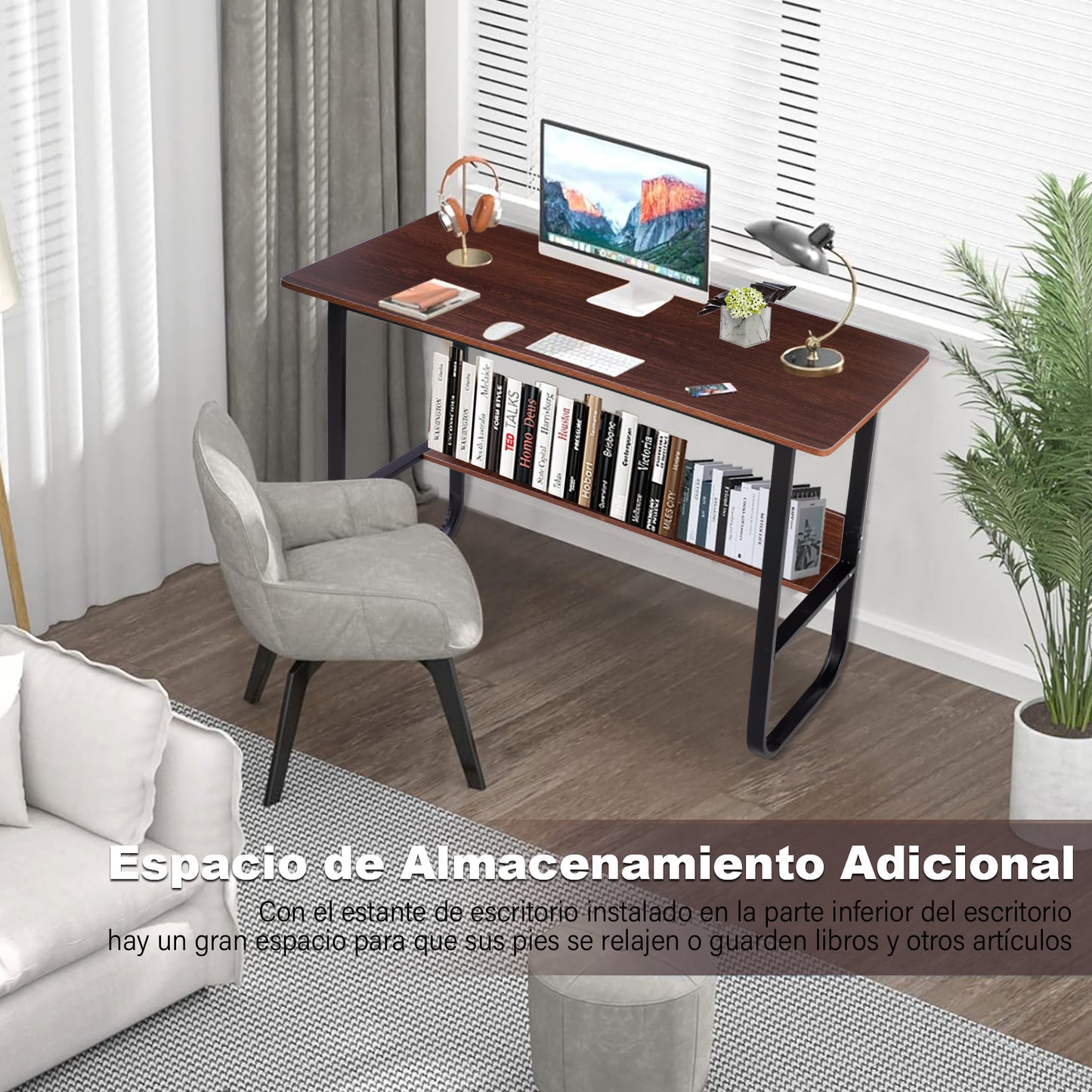 Escritorios De Oficina - Nogal negro