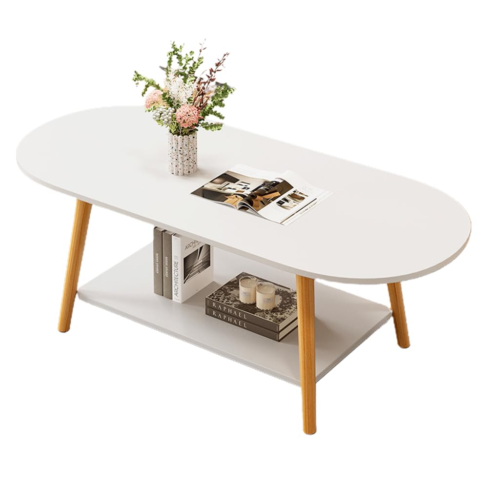 Mesa de Centro - Blanco Simple