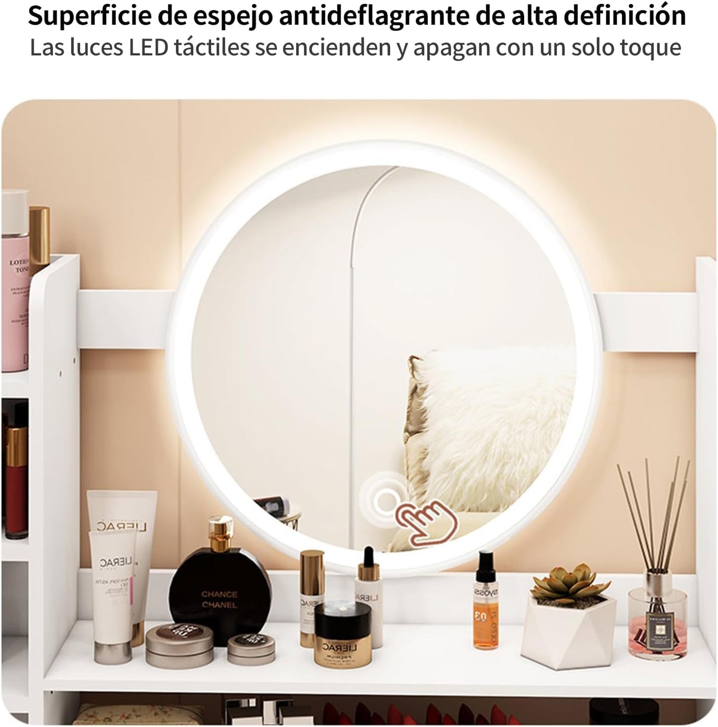 Tocador De Maquillaje -  Blanco