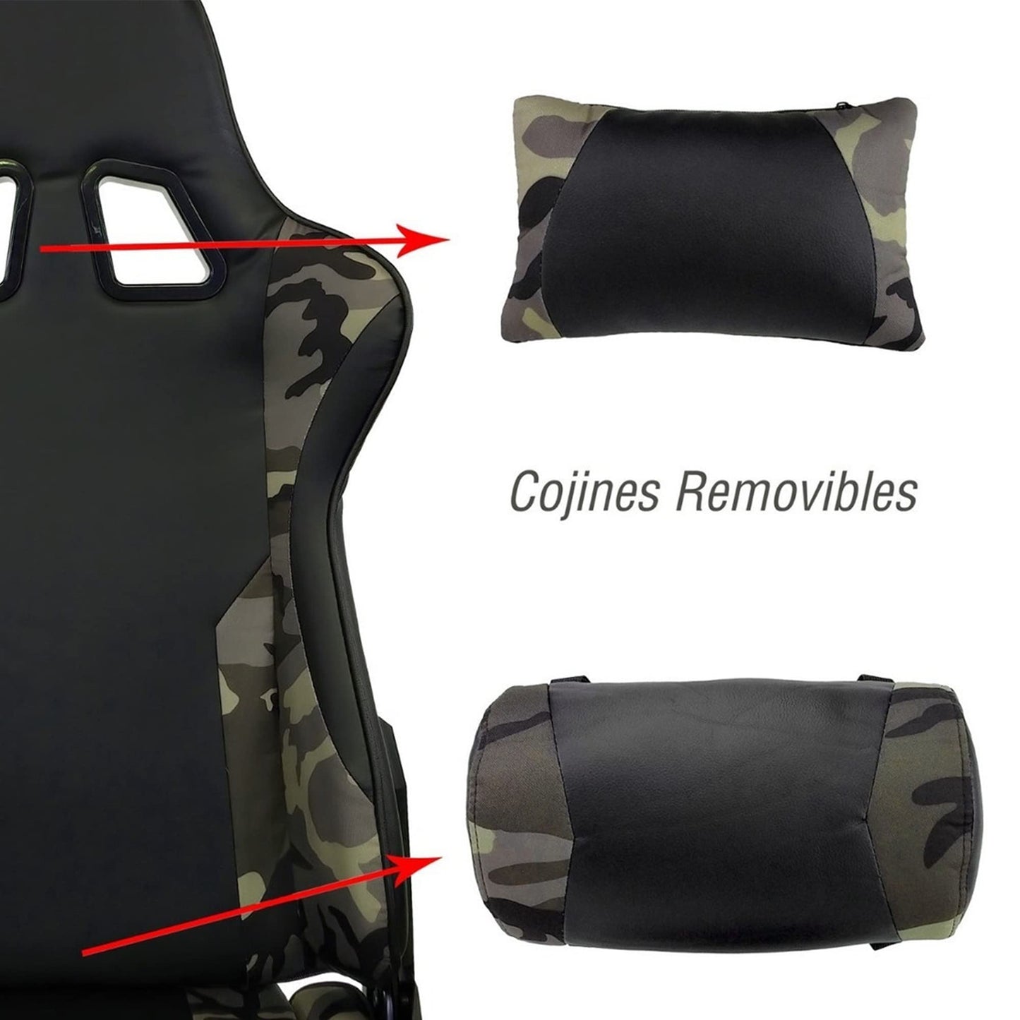 Silla Gamer - Camuflajeada