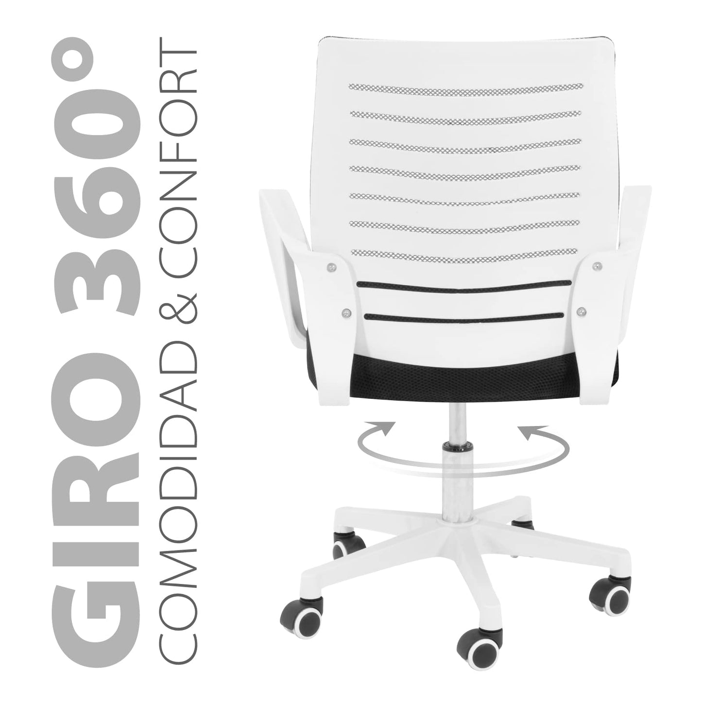 Silla de Oficina Ergonomica con Tela Transpirable