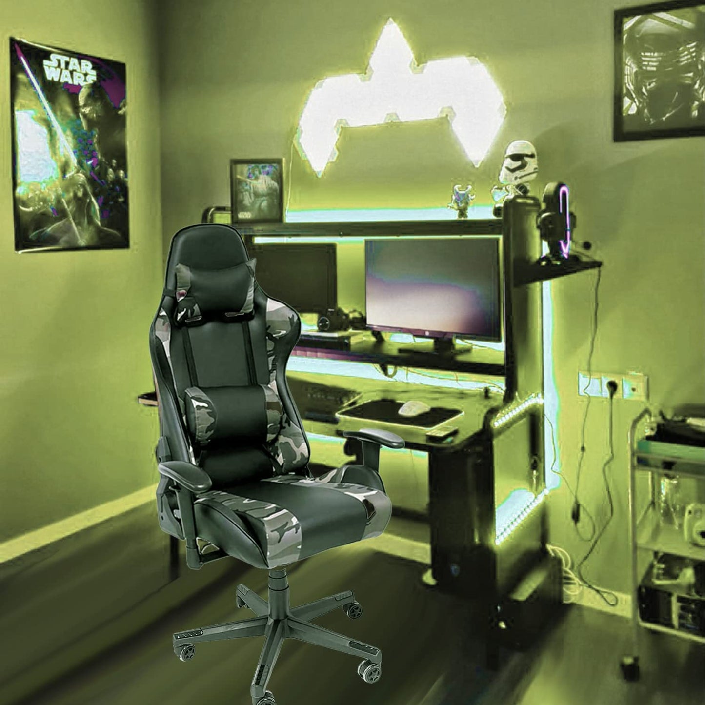 Silla Gamer - Camuflajeada