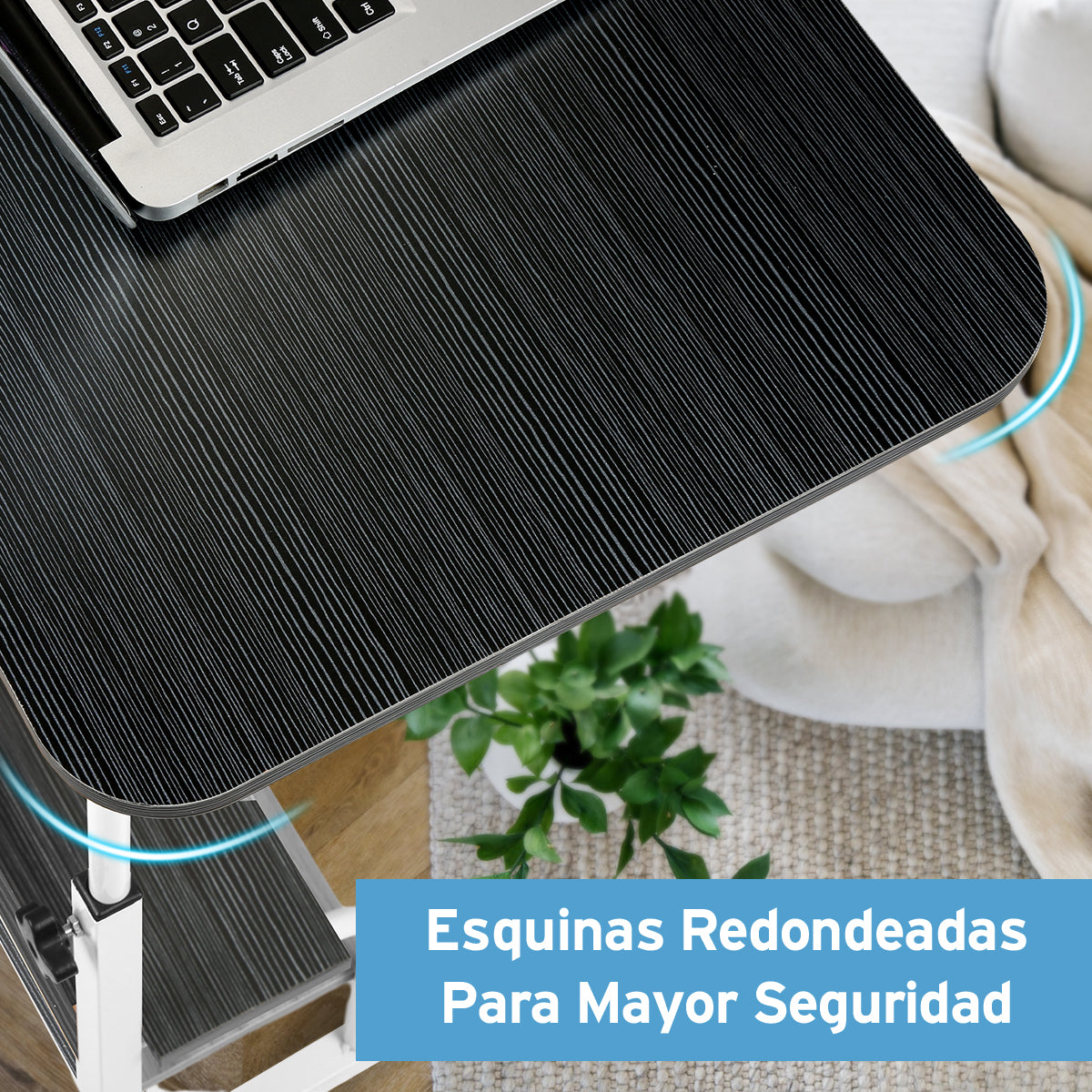 Mesa Para Laptop Con Ruedas Y De Altura