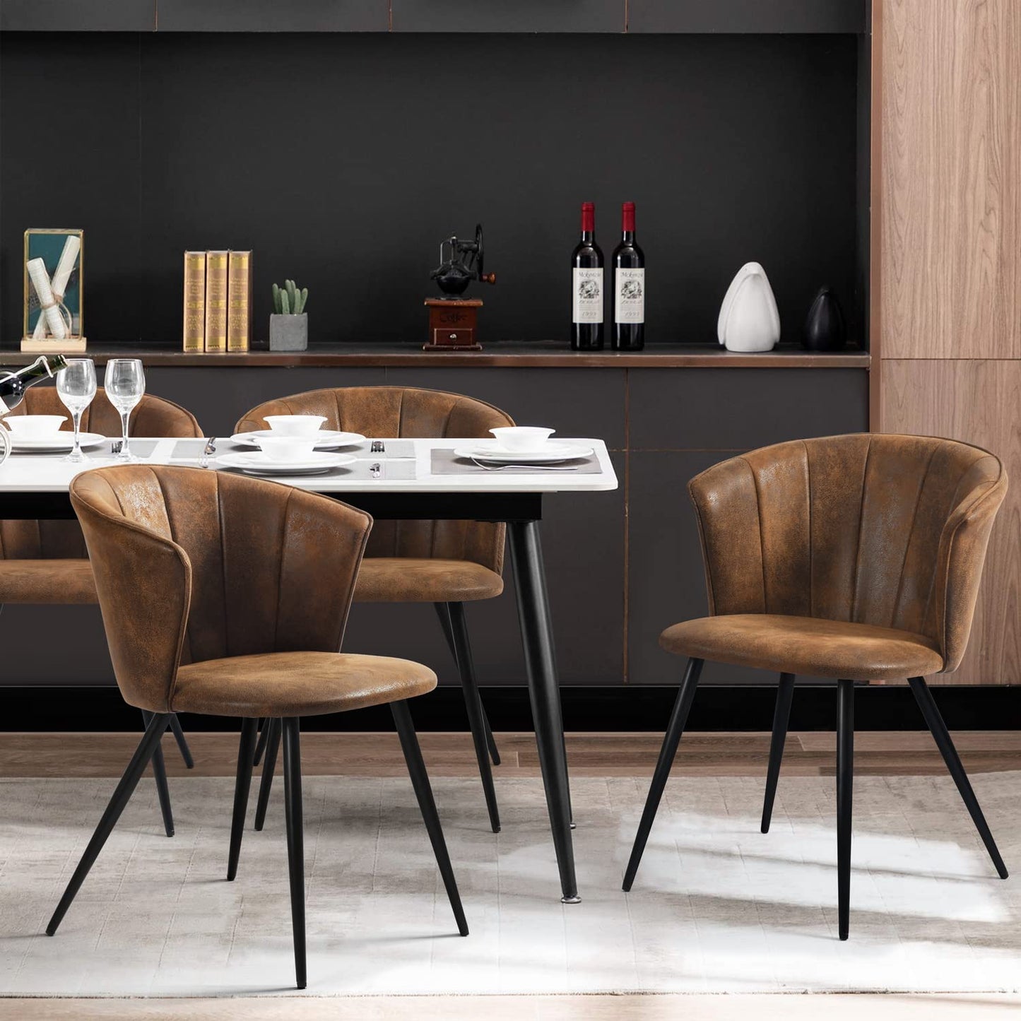 Juego de 2 Sillas de Comedor para la Cocina