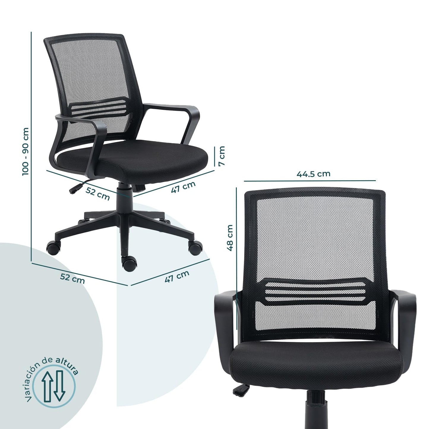 Silla Ejecutiva de Oficina en Mesh