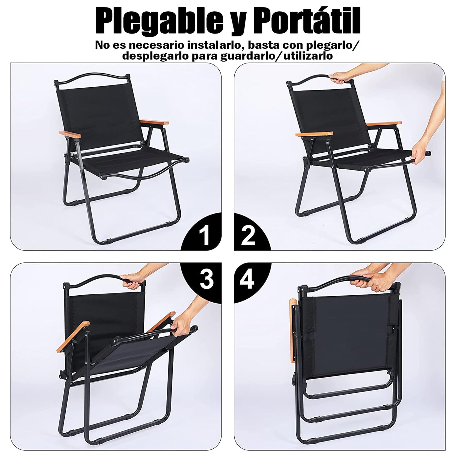 Silla portátil para Exterior Ligera