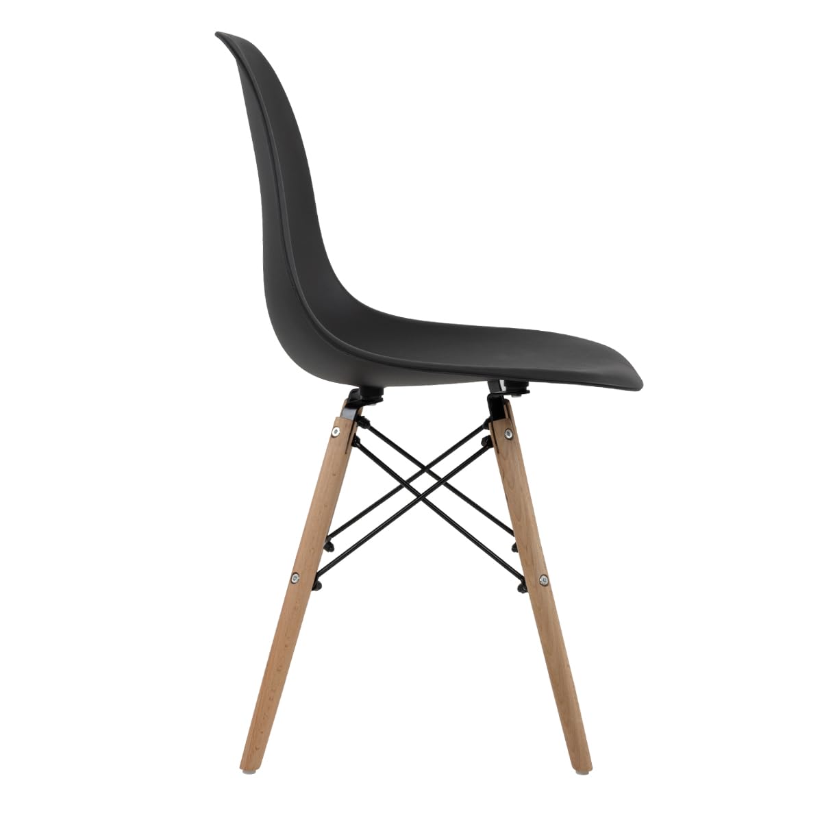 Sillas para comedor - Juego negro de 2 sillas
