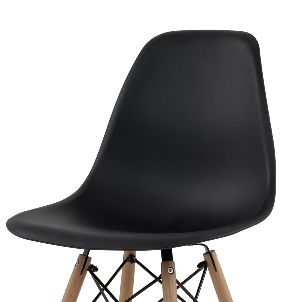 Sillas para comedor - Juego negro de 2 sillas