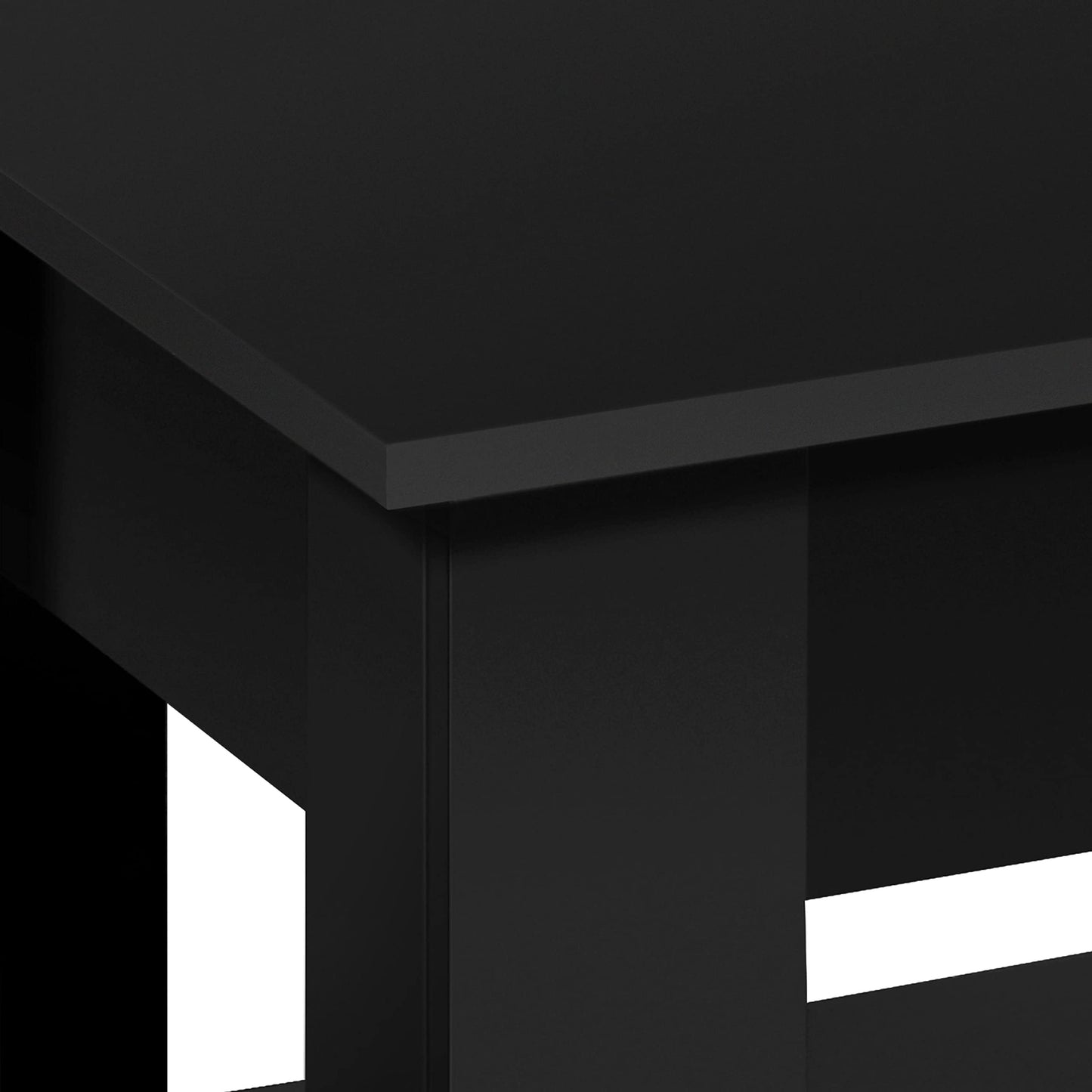 Mesa de centro con compartimento oculto - negro