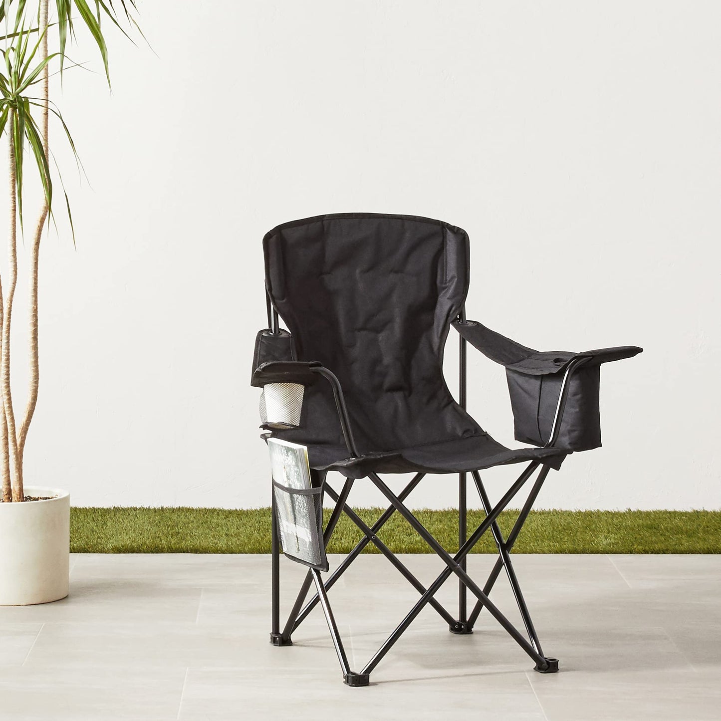 Silla plegable acolchada para acampar