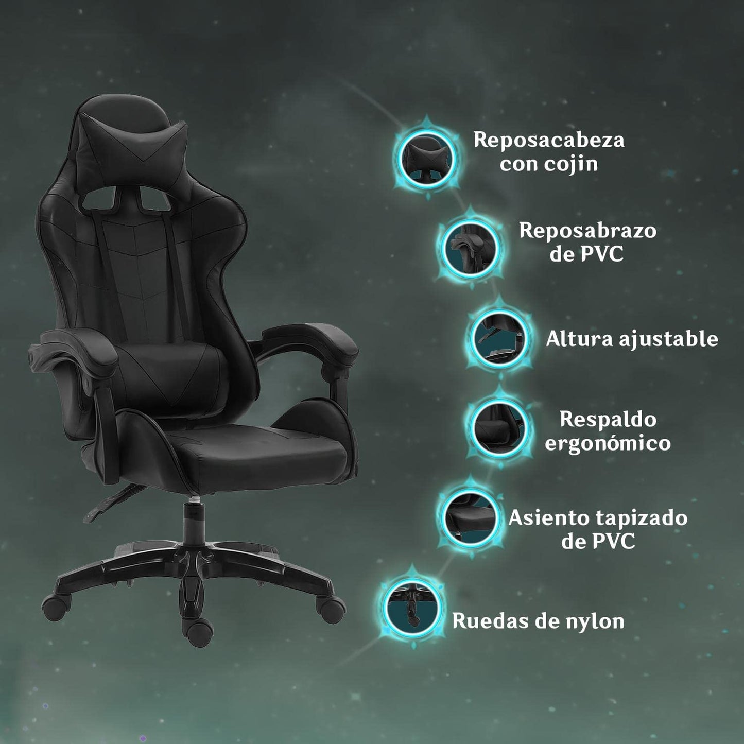 Silla Gamer - Silla de Juegos de computadora