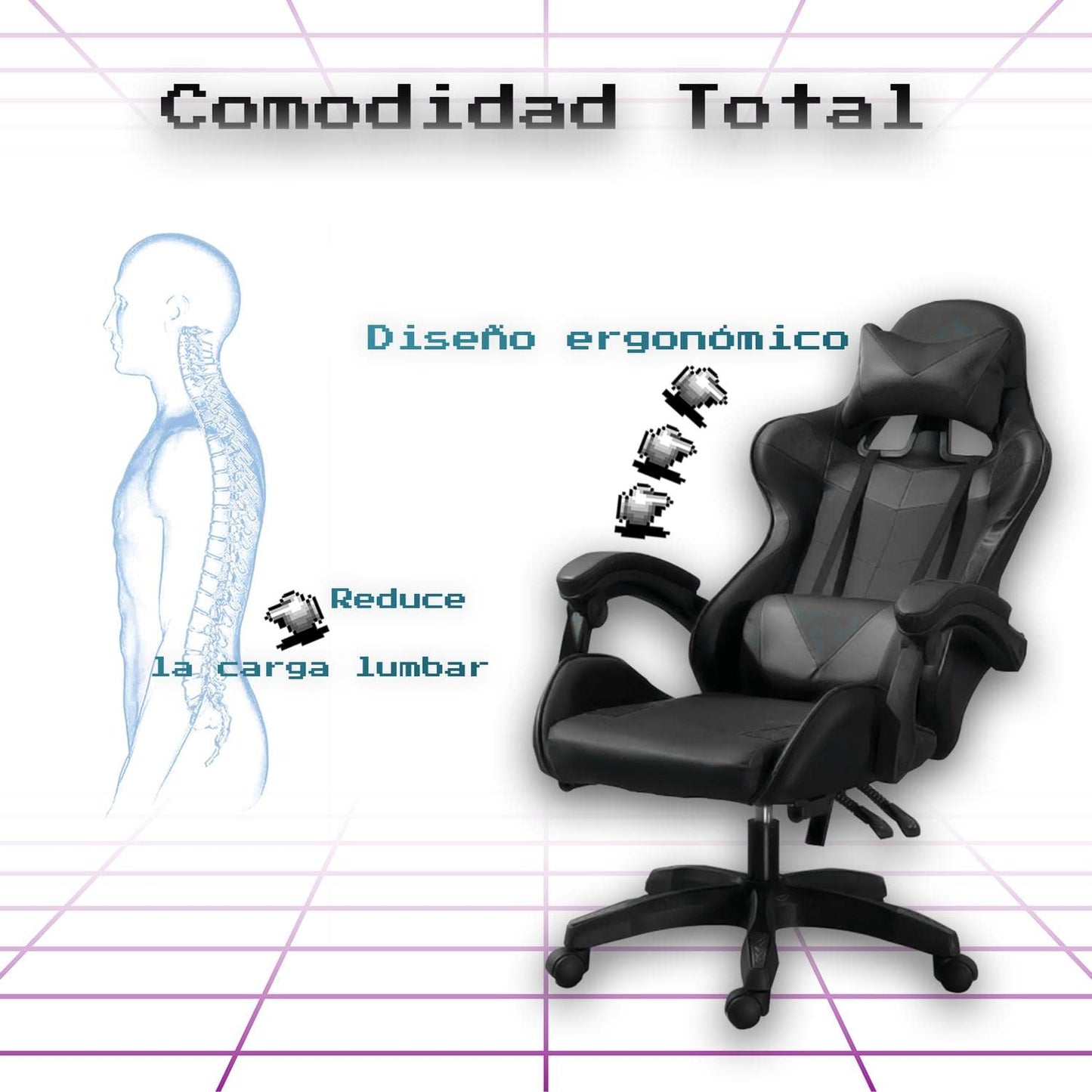 Silla Gamer - Silla de Juegos de computadora