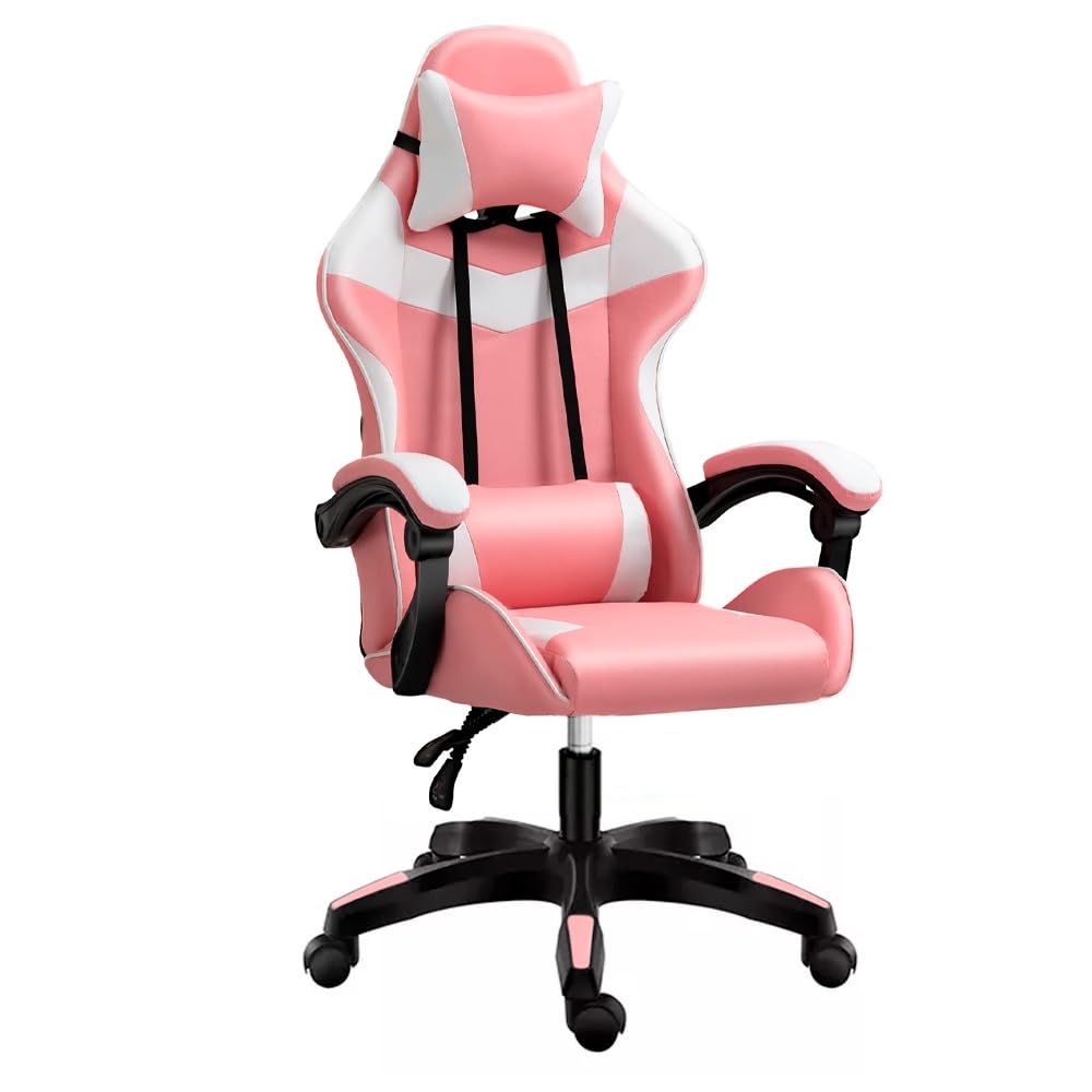 Silla Gamer Rosa - altura ajustable